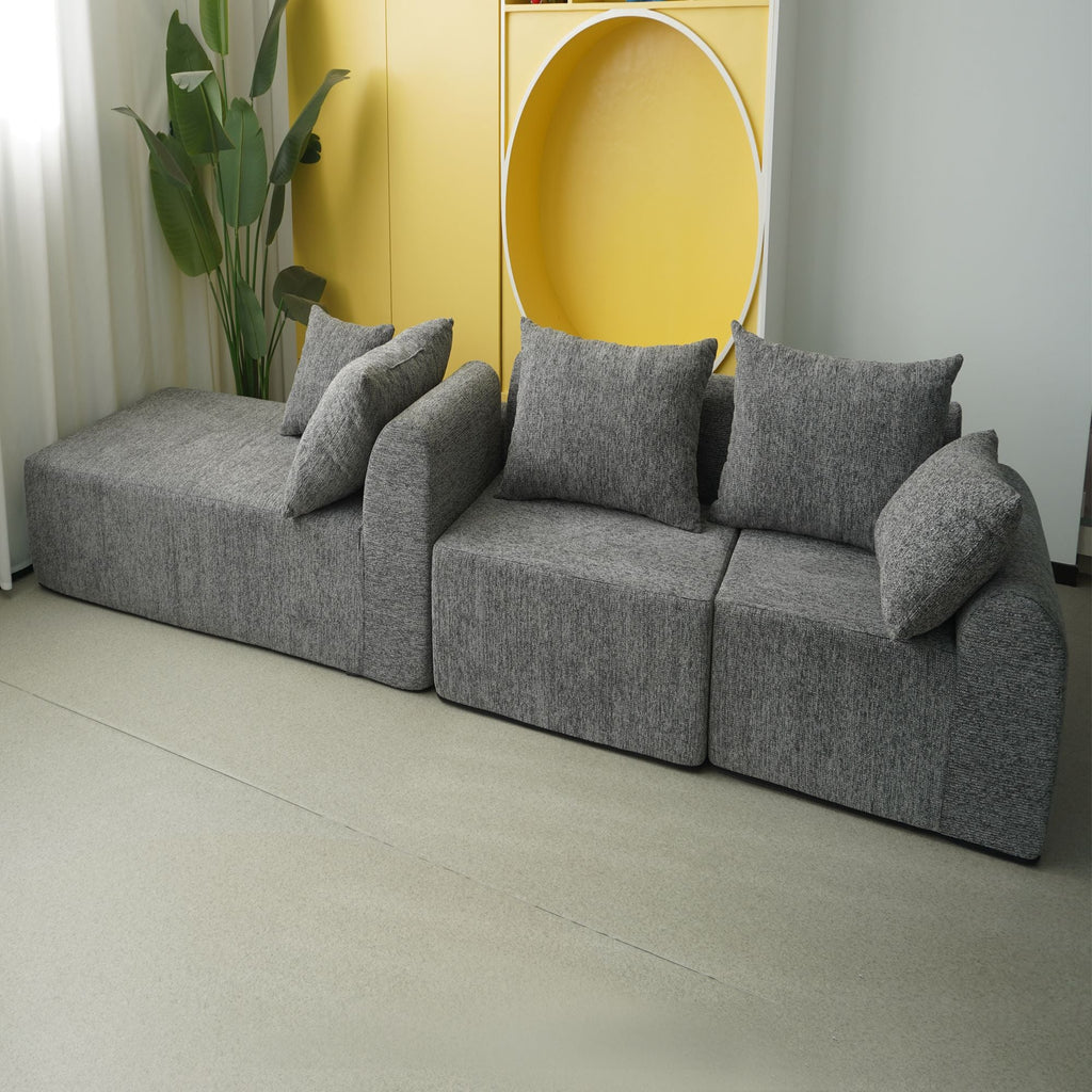 VANITII Modular Compressed Sectional Sofa - Multi-Piece Compressible Sofa Set