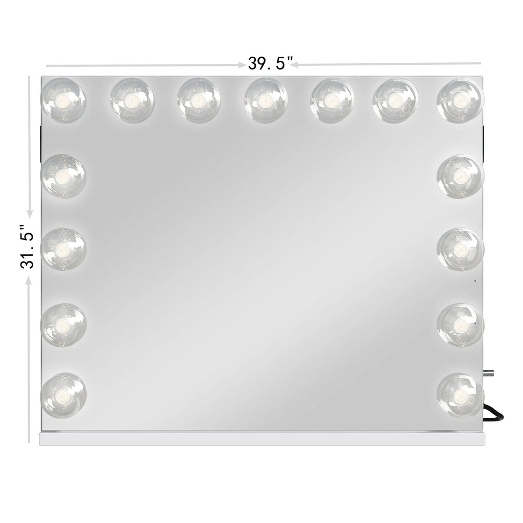 VANITII Marilyn Hollywood Vanity Mirror Pro Max with 15 PCS G95FLM Bulbs
