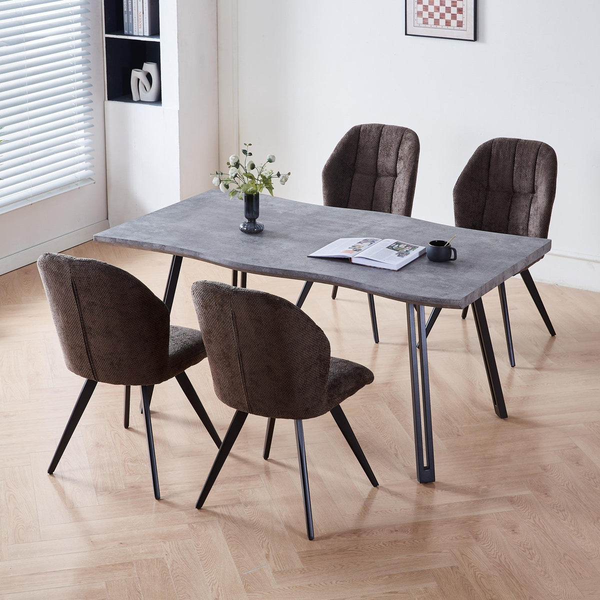 Fabric Side Chairs-4PCS/CTN