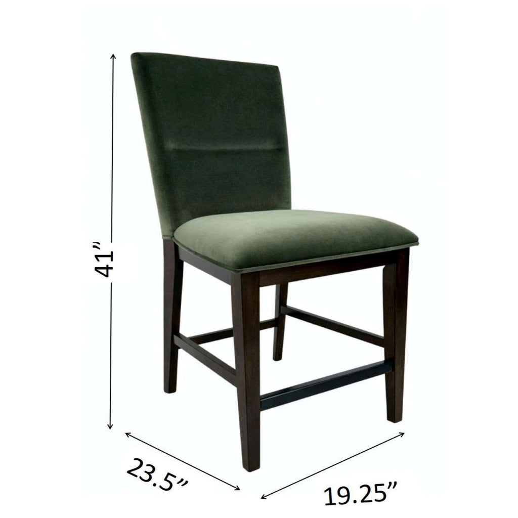 COUNTER CHAIR ( VELVET) 2506CC-2pcs/CTN