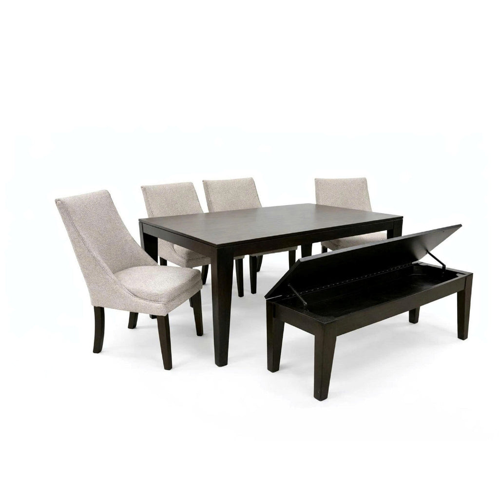 DINING BENCH WITH HIDDEN STORAGE
