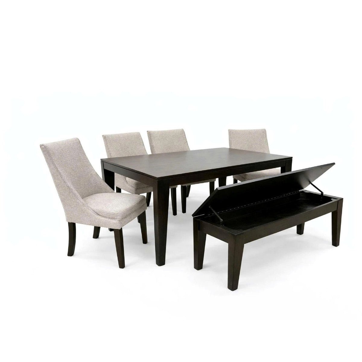 DINING BENCH WITH HIDDEN STORAGE