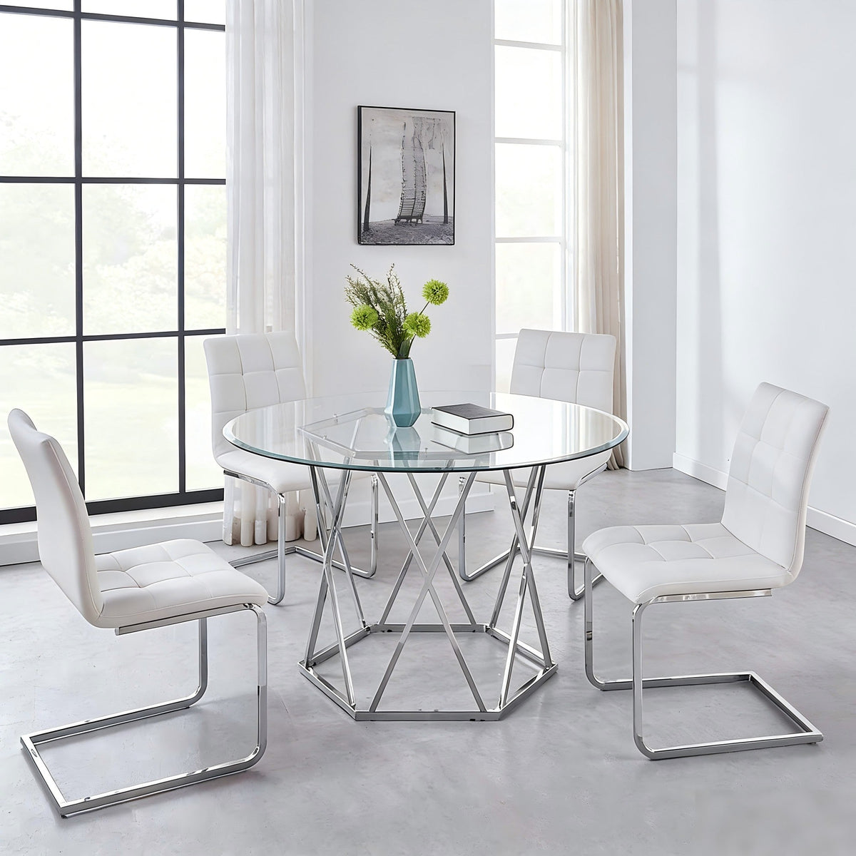 Clean Lines and Modern Style Dining Table