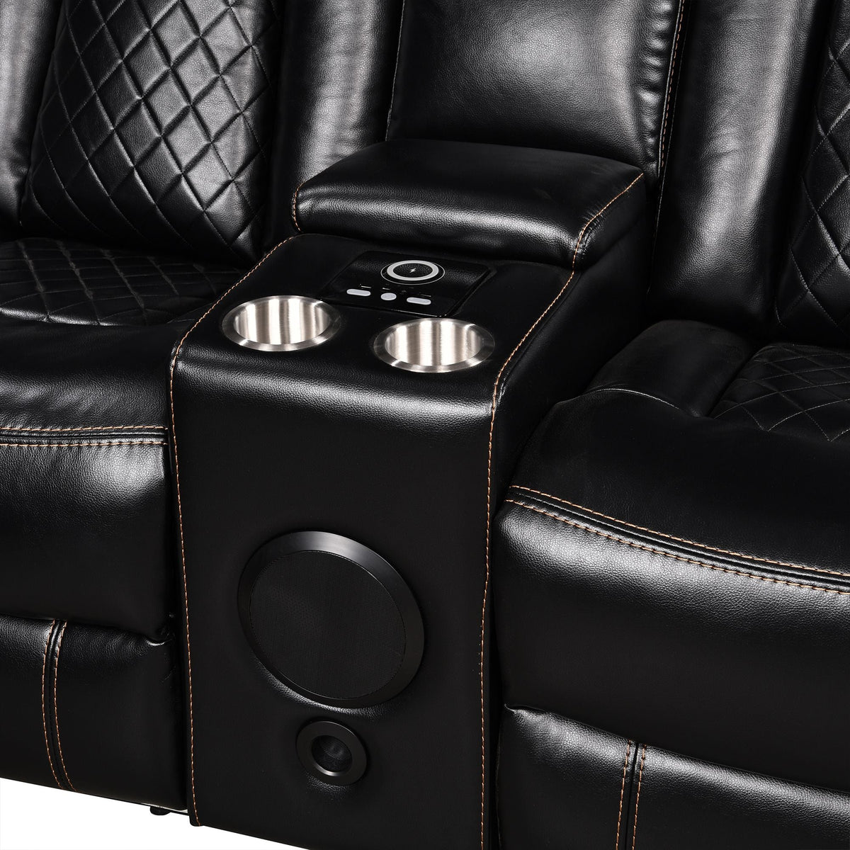 Power Recliner Sectional MC2855B Black