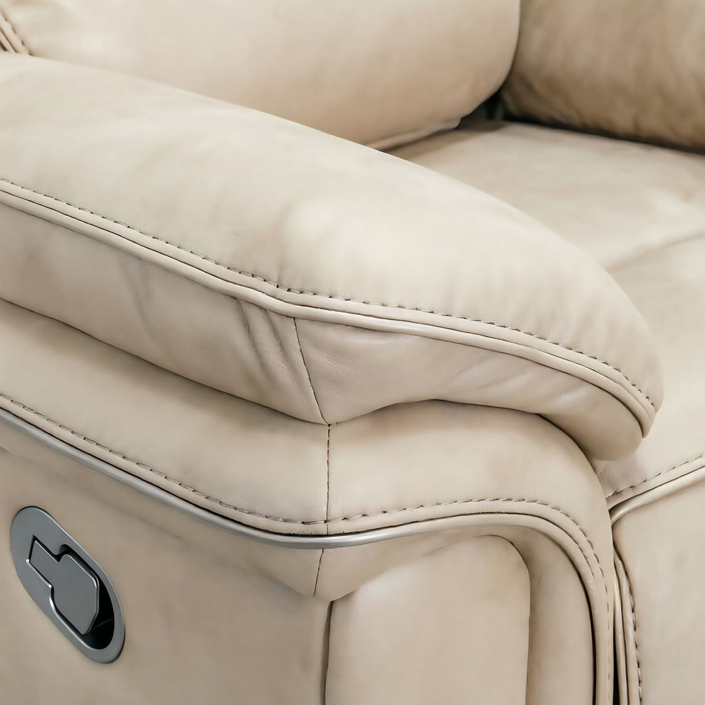 Melt Padded Backrest Faux Leather Recliner 1PP