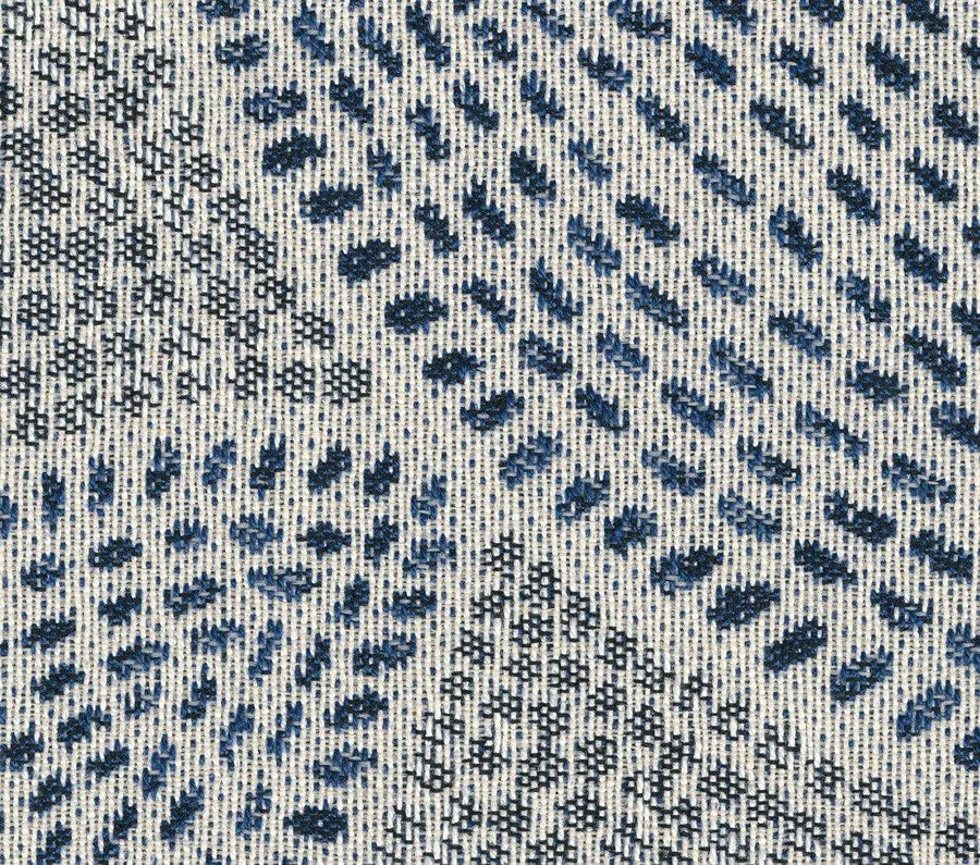 Textured fabric pattern with blue and gray design