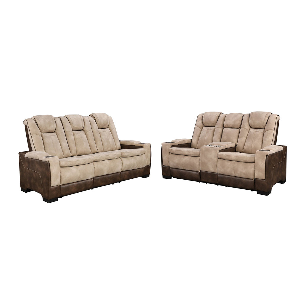 Charlie Brown Power Recliner Sofa Set