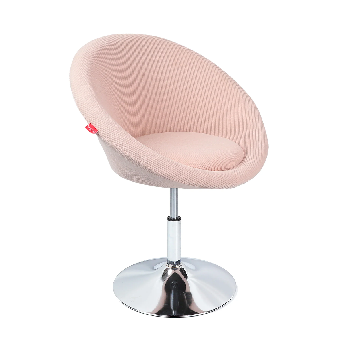 Bella Swivel Corduroy Makeup Vanity Chair
