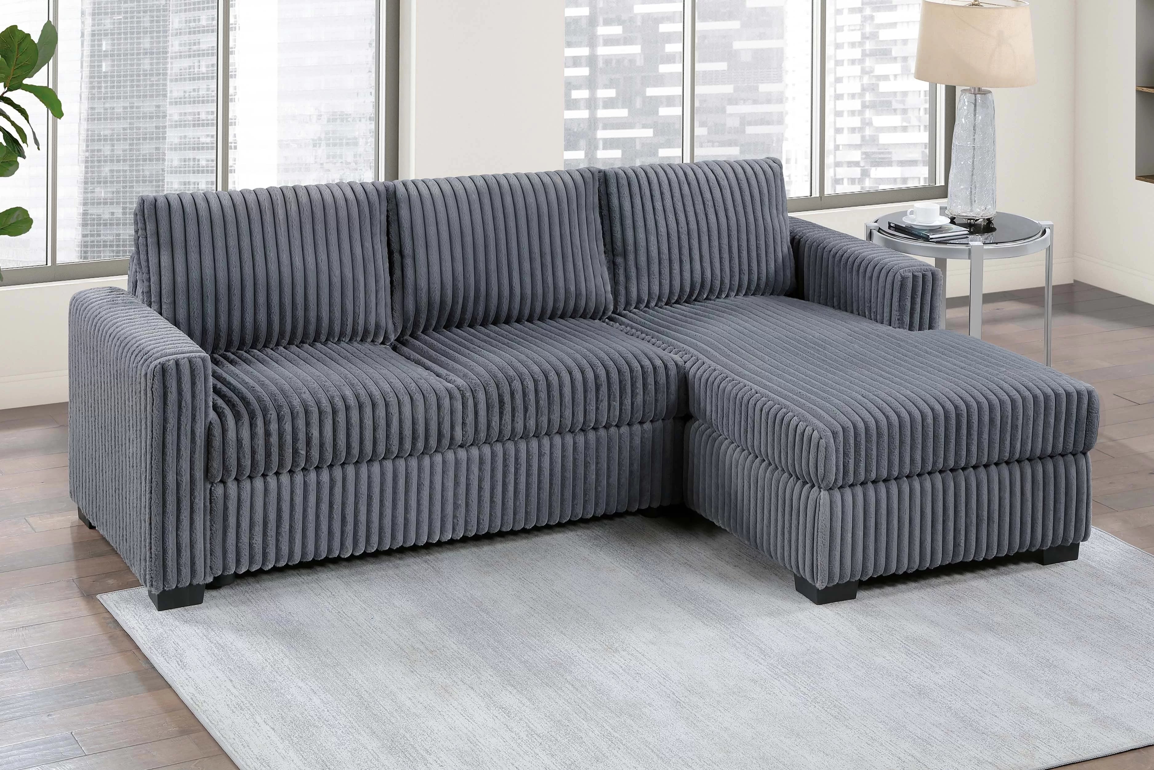 Super Plush Cozy Corduroy Sectional