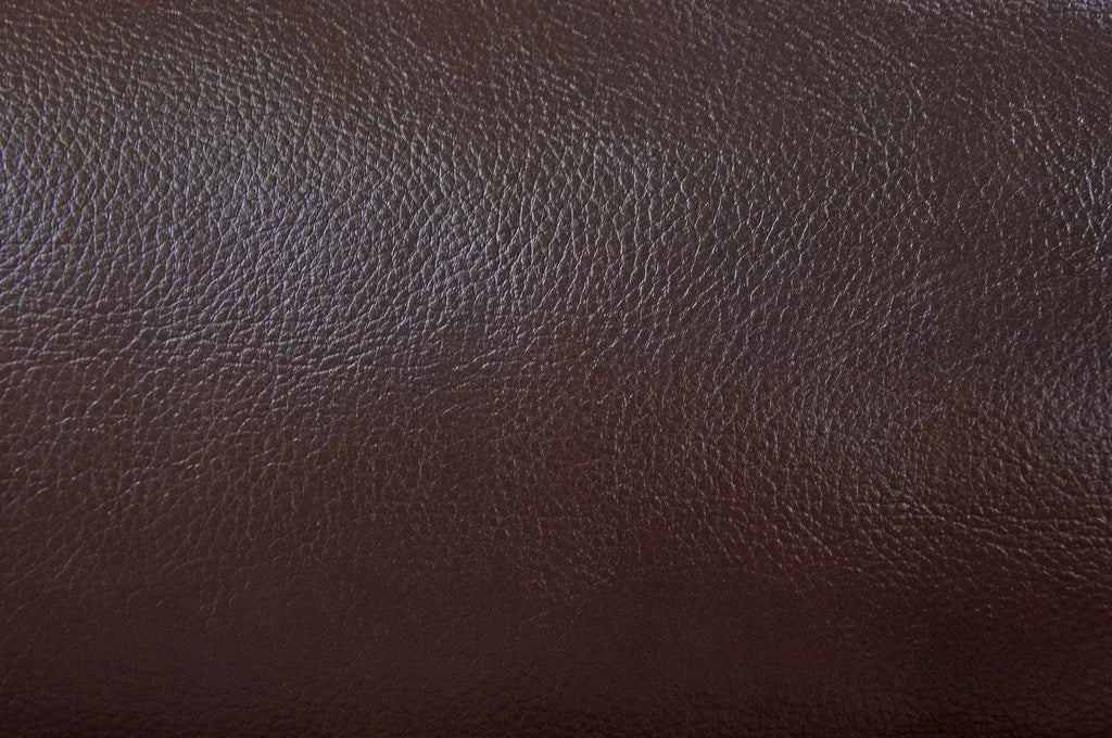 Close-up of brown leather texture