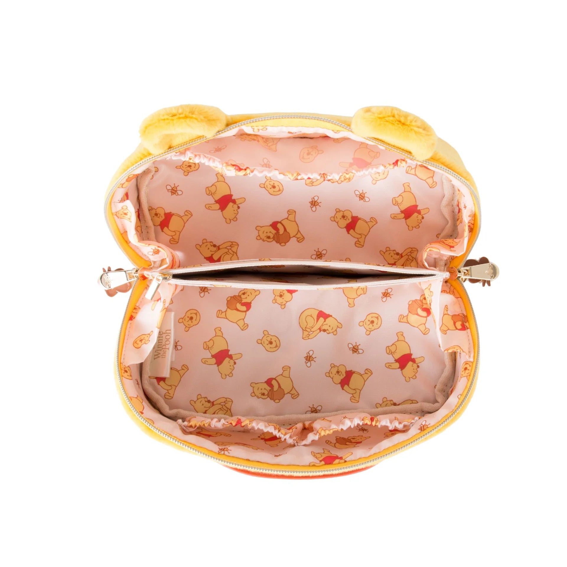 Small pouch with Winnie the Pooh pattern on a white background