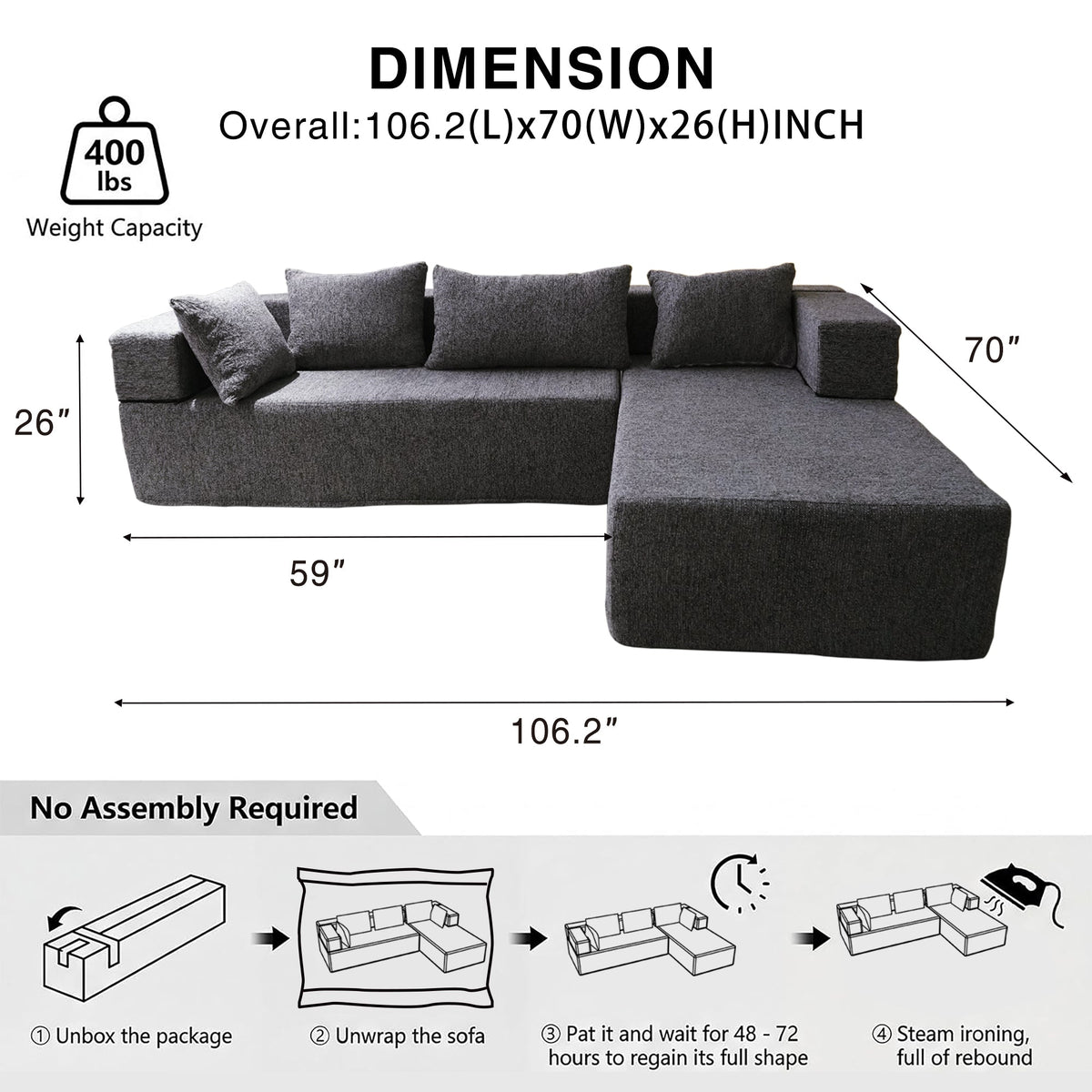 L-Shape Sectional sofa
