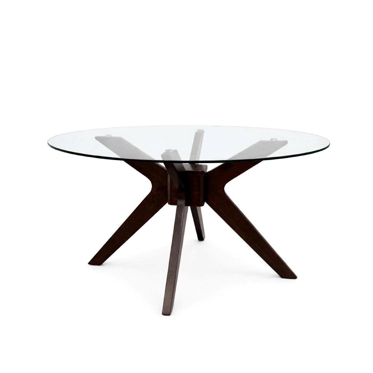 GLASS TOP DINING TABLE