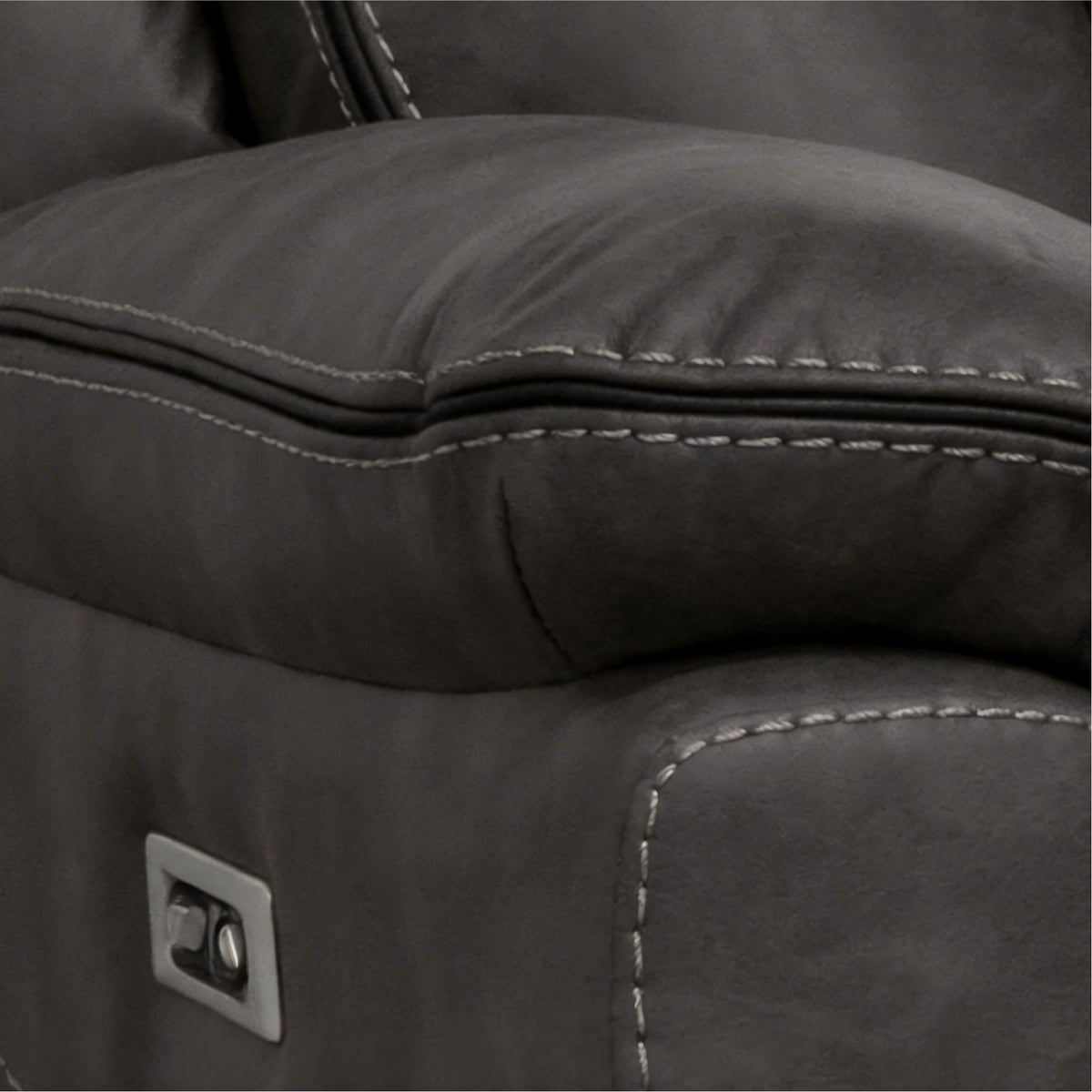 Canyon Classic American Power Reclining Sectional Sofa with Dual-Tone Upholstery