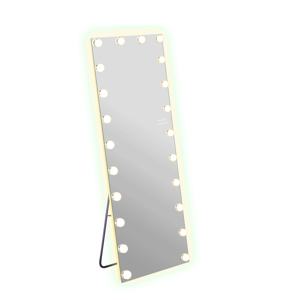 VANITII Hollywood Vanity Mirror - Full Length Vanity Mirror with Bluetooth Speaker
