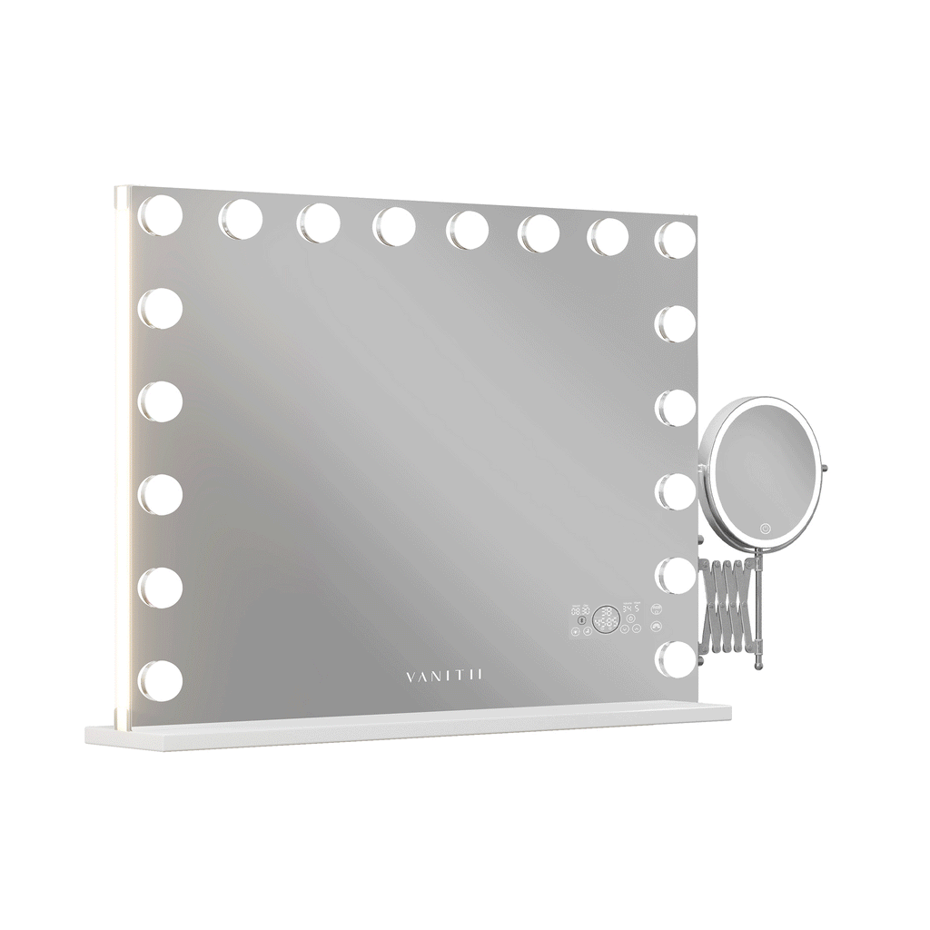 VANITII Hollywood 20 Bulbs Light Mirror with Bluetooth