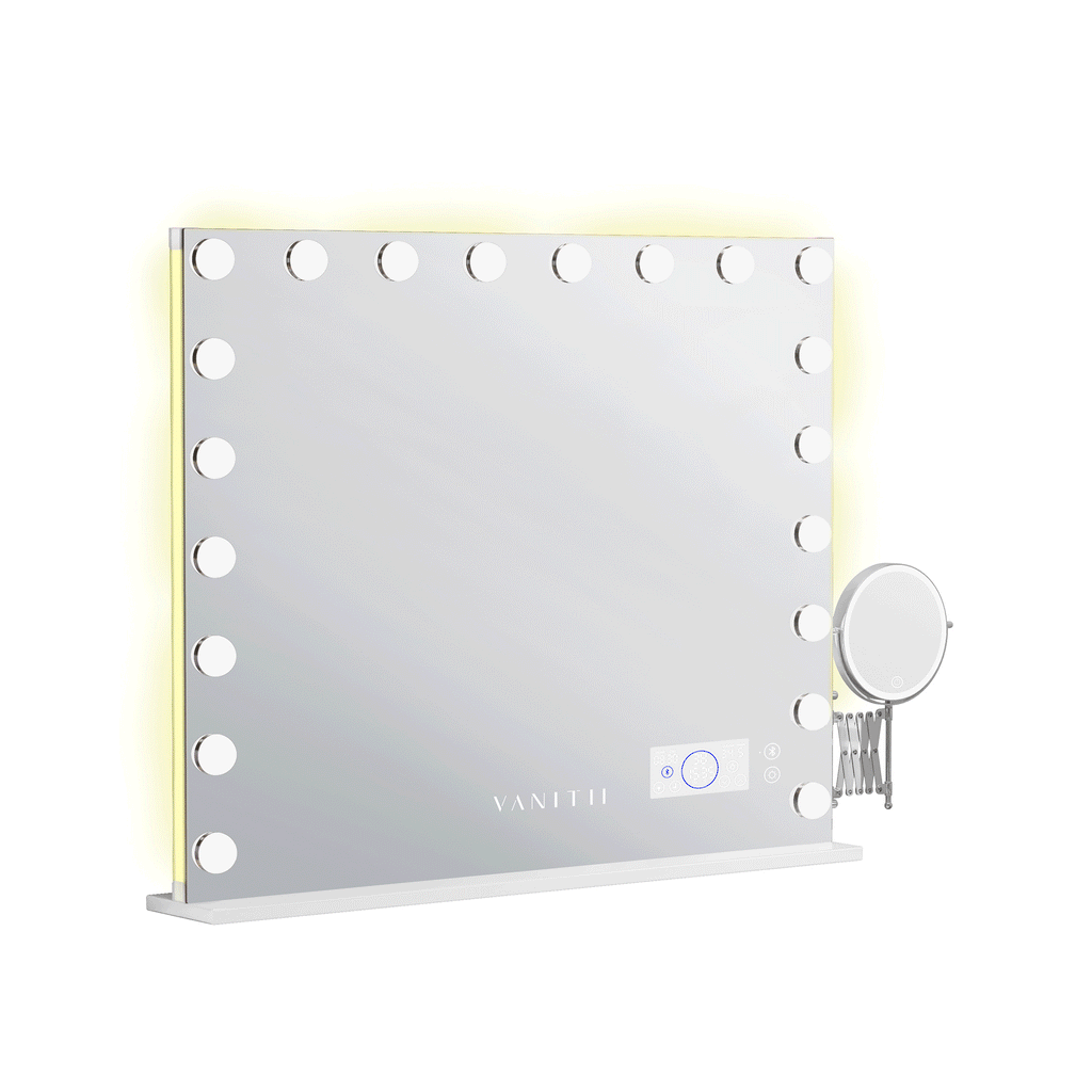VANITII Hollywood 20 Bulbs Light Mirror with Bluetooth