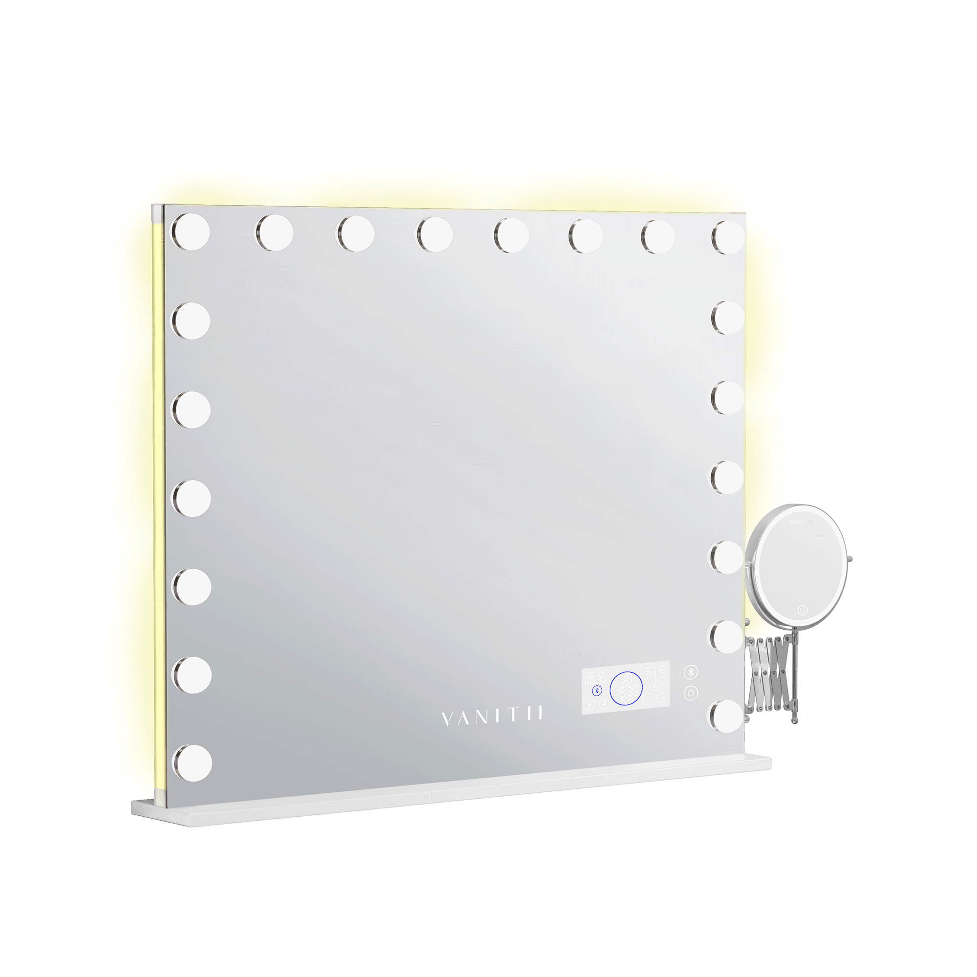 VANITII Hollywood 20 Bulbs Light Mirror with Bluetooth