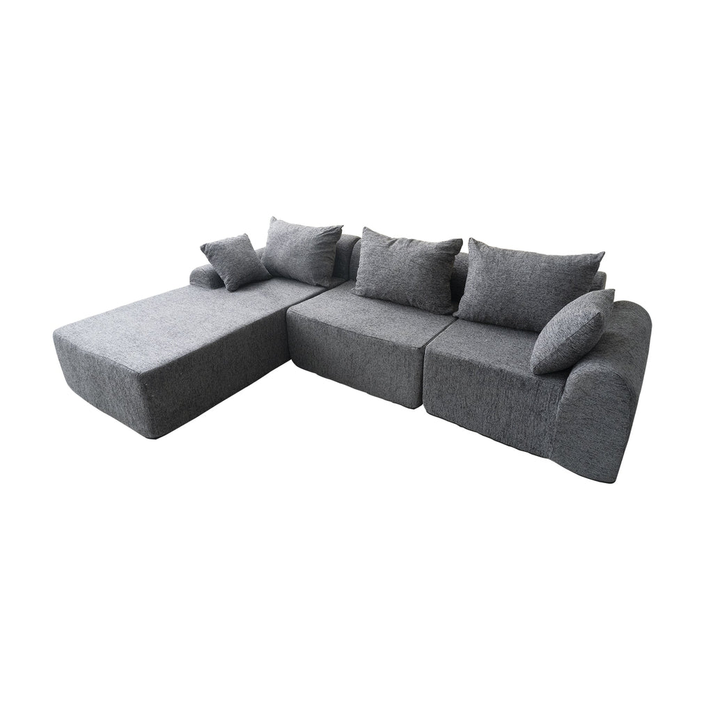 VANITII Modular Compressed Sectional Sofa - Multi-Piece Compressible Sofa Set