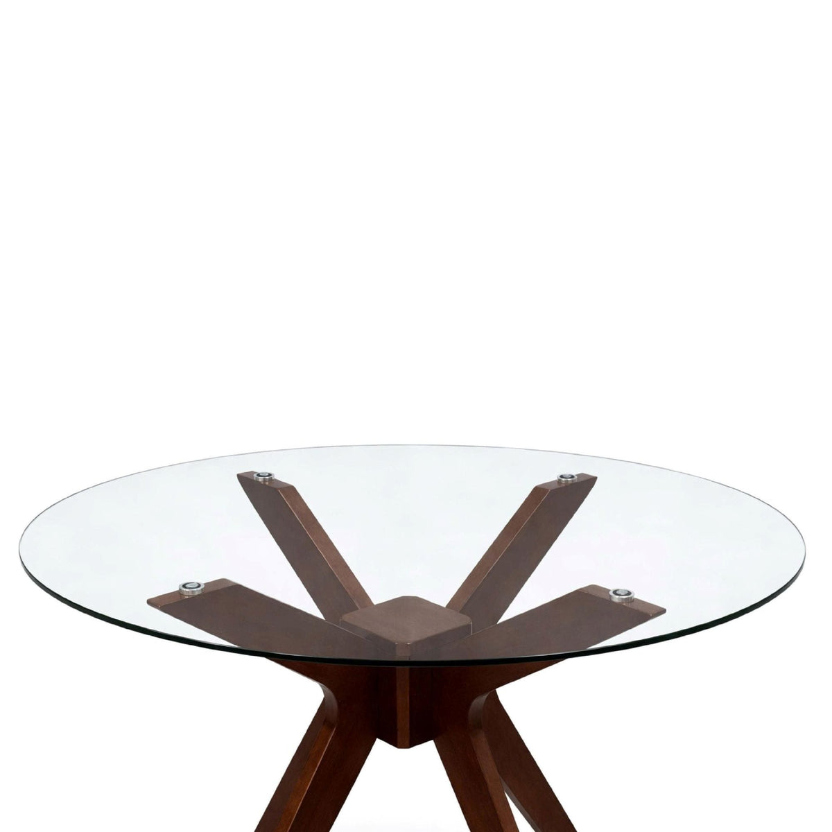 GLASS TOP DINING TABLE