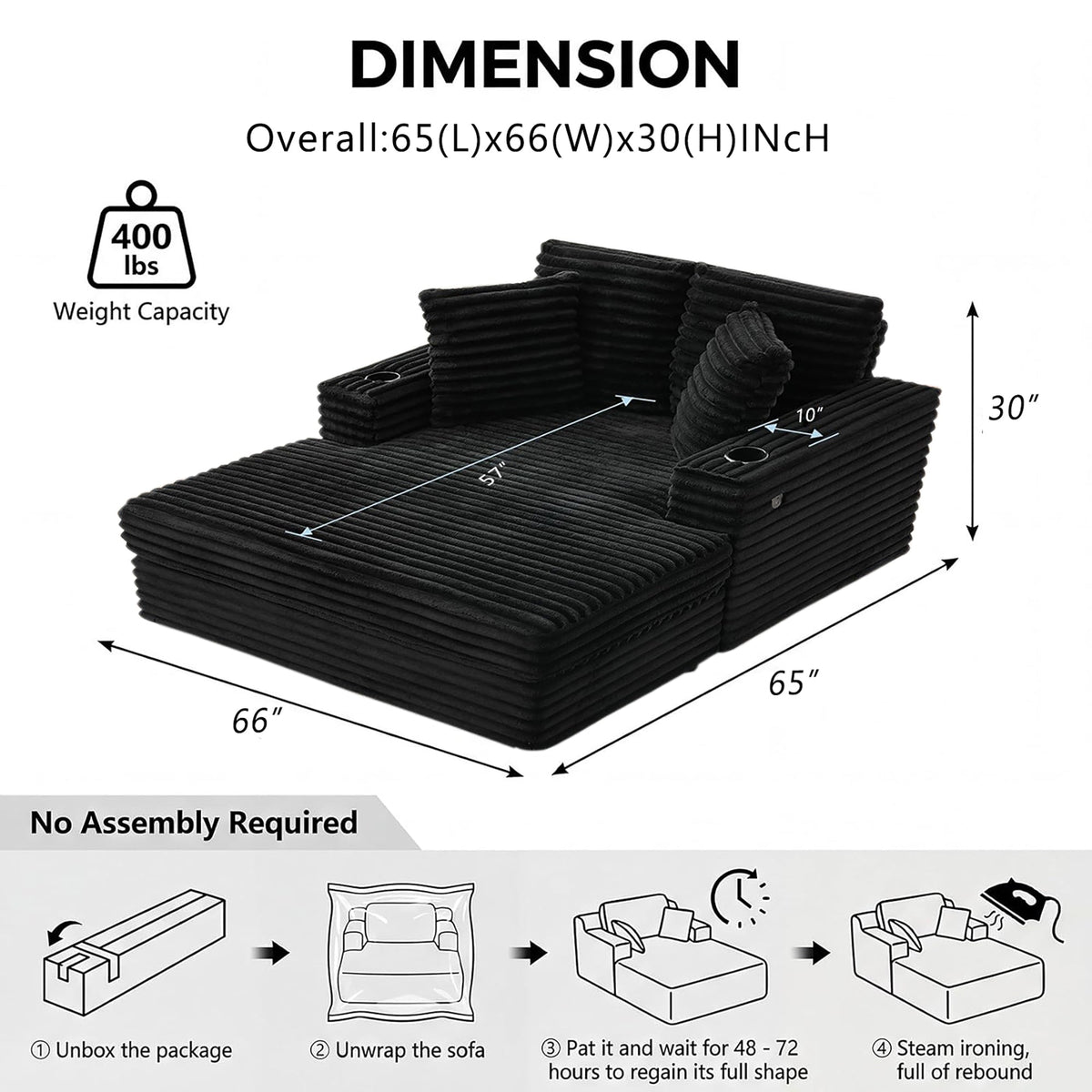 Bone less Sofa Bed